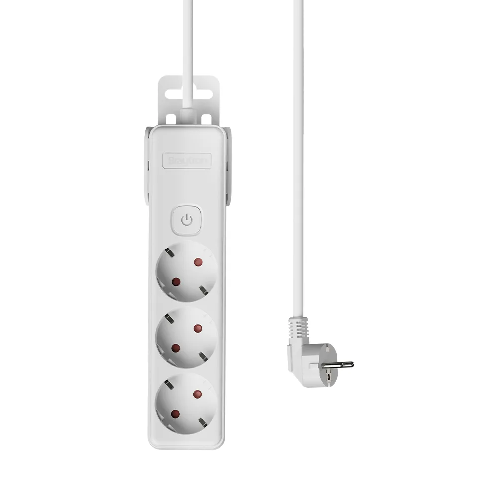 Multiprise 3 prises avec interrupteur et câble 3m – protection enfants – BY72-00233