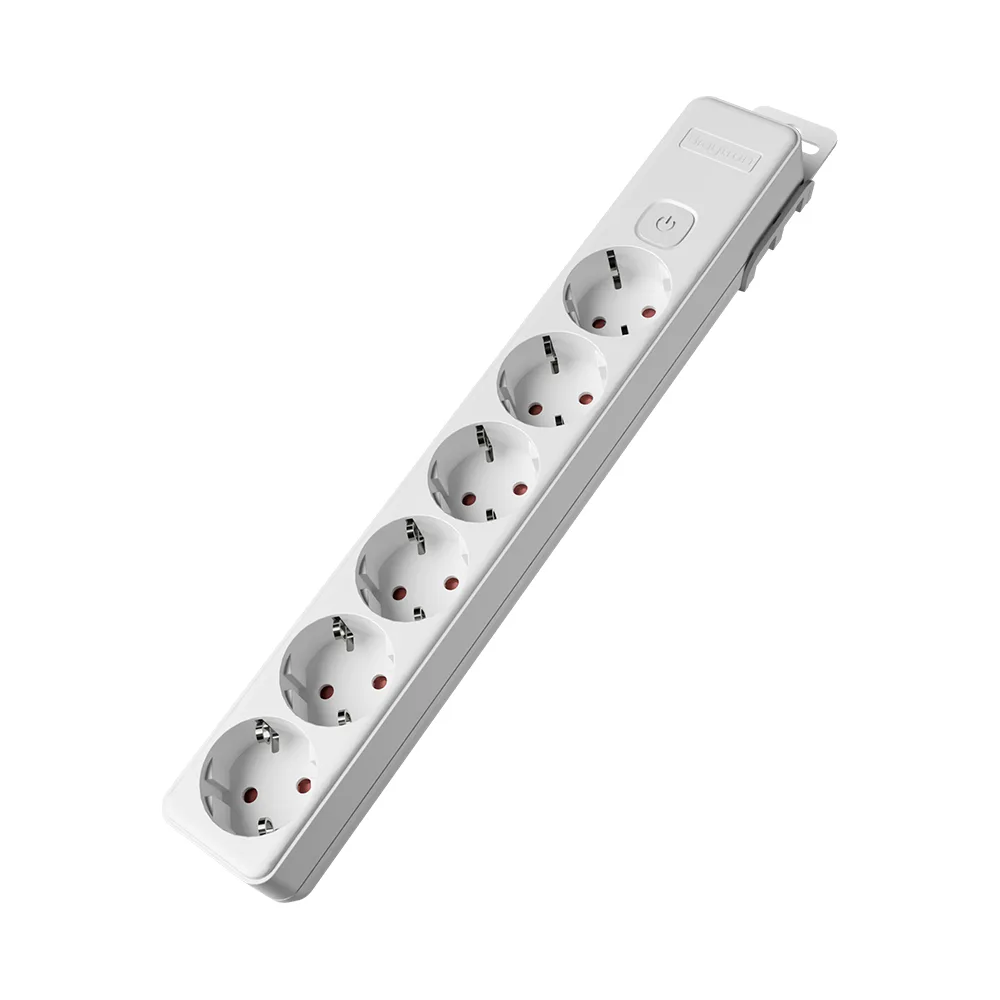Multiprise 6 prises avec interrupteur – sans câble, protection enfants – BY72-00260