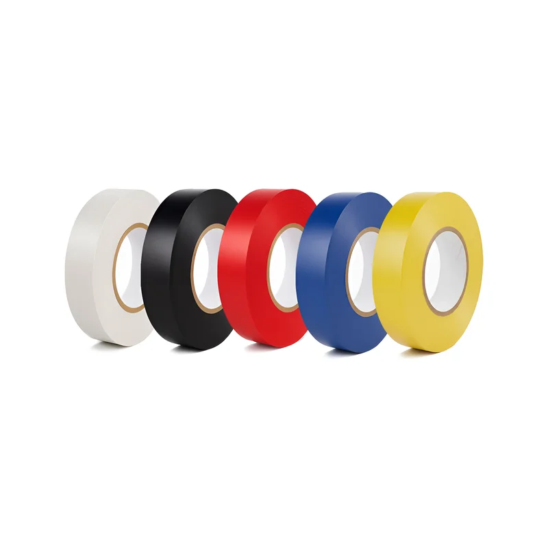 Braytron PVC Isolierband Schwarz 19 mm x 18 m – stark haftendes Elektroband zum Isolieren, Bündeln und Reparieren von Kabeln – Elektriker Klebeband – 10 Rollen (10er Pack) (weiß) – Ansicht 2