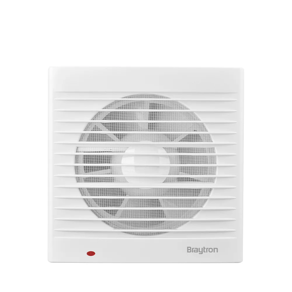 Braytron Badlüfter Wandlüfter WC Küche Ventilator Lüfter Ø120 mm Leise Leistungsstark 160m³/h Energieeffizient Abluftventilator für Badezimmer, Toiletten, Küchen und Wohnräume (Ø120 mm) – Ansicht 7